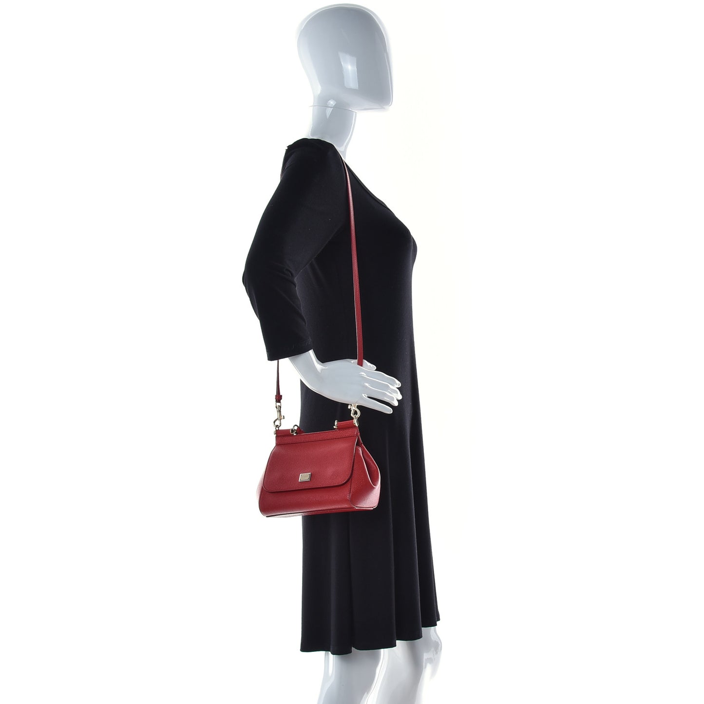 Dauphine Mini Miss Sicily Satchel Dark Red