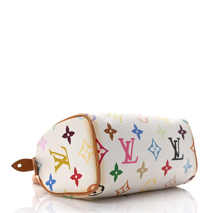 Louis Vuitton Monogram Multicolor Mini Sac HL Speedy White 4 of 10