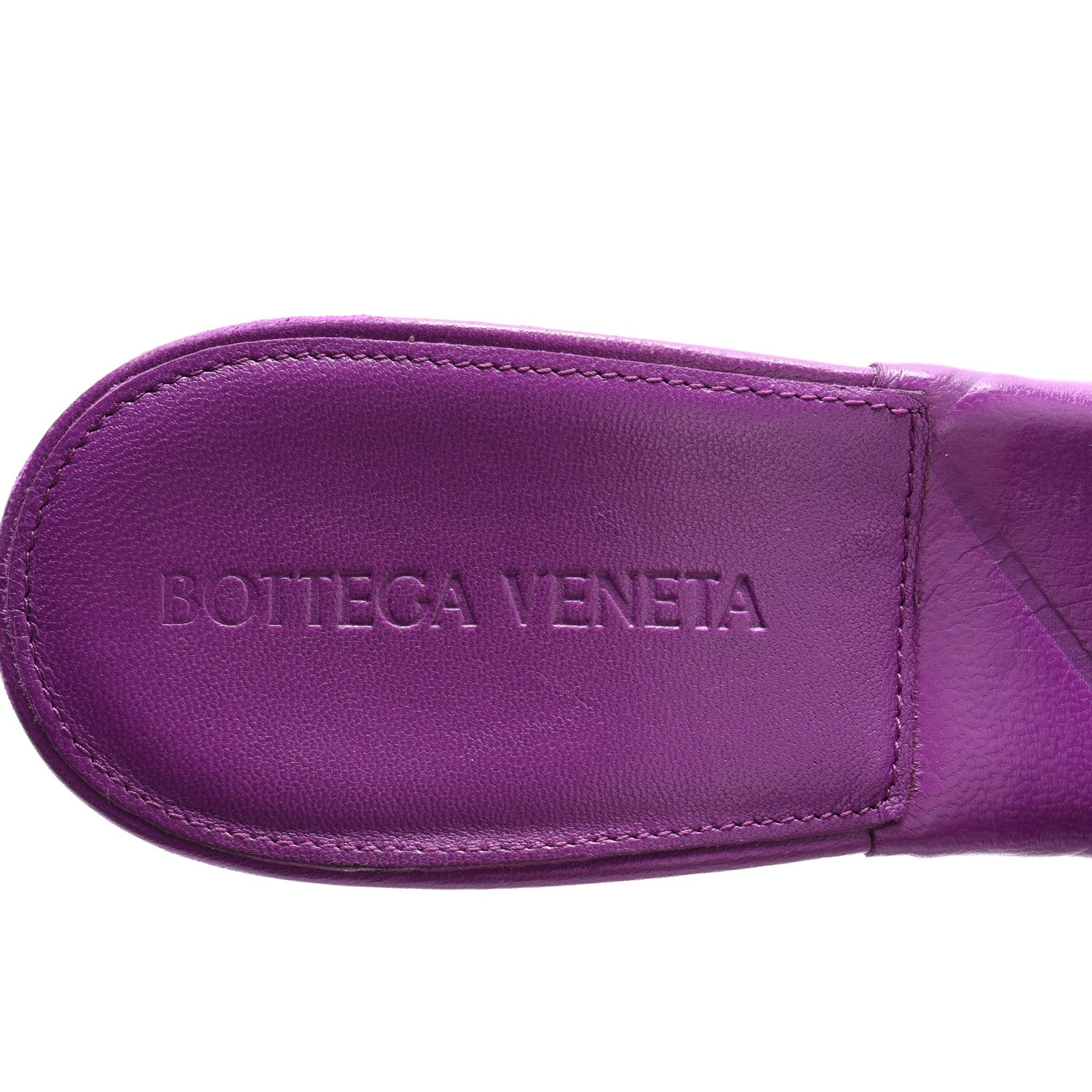 Bottega Veneta Nappa Quilted Rubber Lido Mule Sandals 38 Gumdrop 8 of 9