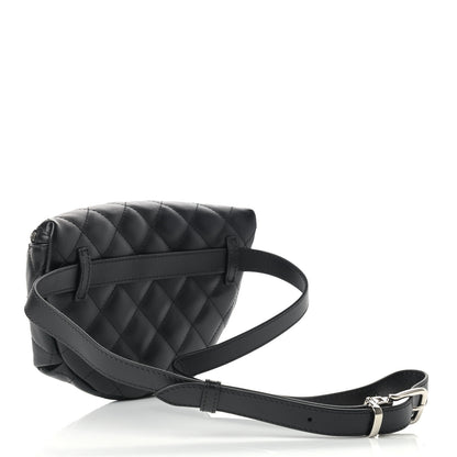 Chanel Lambskin Quilted Waist Belt Bag Black 3 of 11