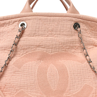Chanel Canvas Large Double Face Shopping Tote Light Pink 8 of 10