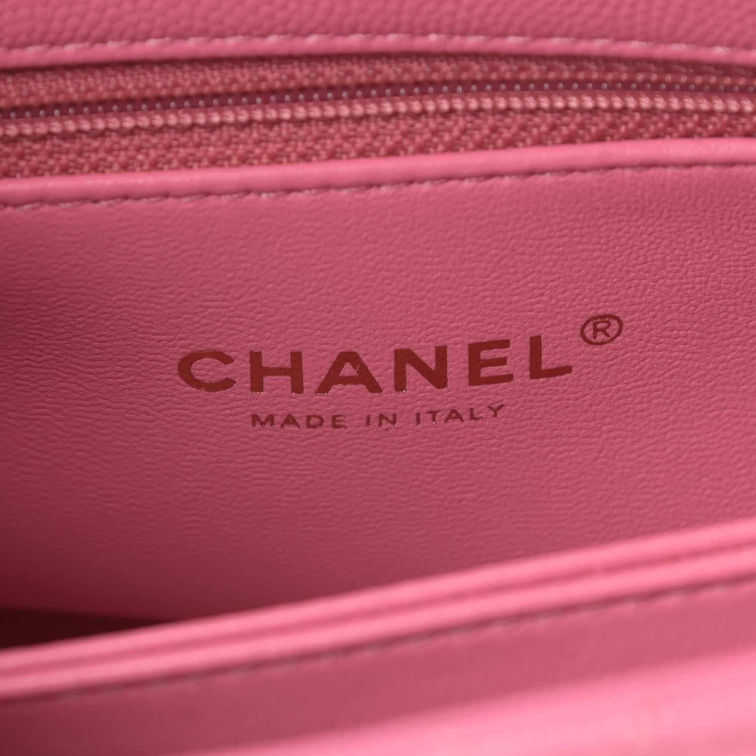 Chanel Caviar Lizard Embossed Quilted Mini Coco Handle Flap Pink 6 of 11
