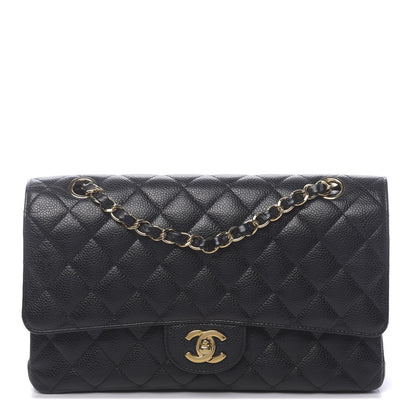 Chanel Caviar Quilted Medium Double Flap Black 1 of 10