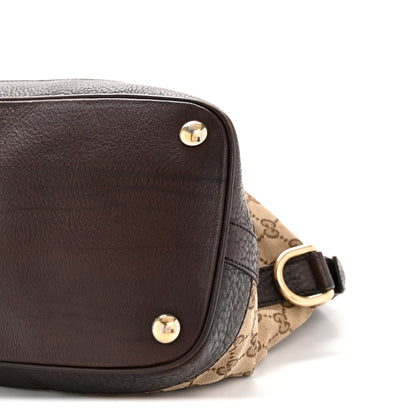 Gucci Monogram Medium Top Handle Bag Brown 10 of 13