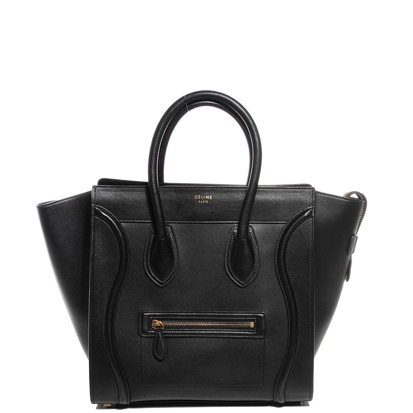 Smooth Calfskin Mini Luggage Black