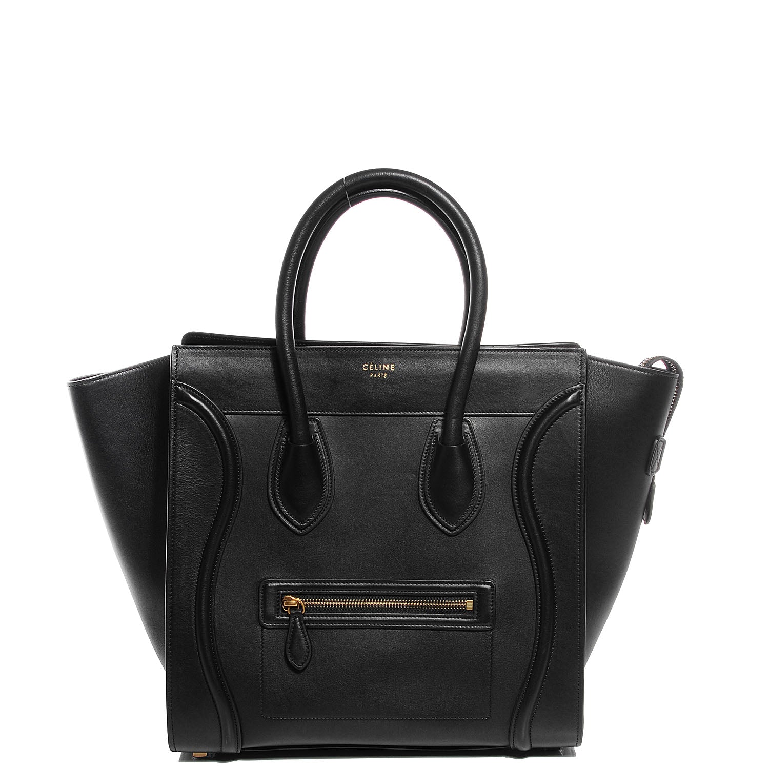 Celine Smooth Calfskin Mini Luggage Black 1 of 8
