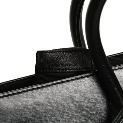 Saint Laurent Calfskin Paglia Palm Sac De Jour Black 6 of 9