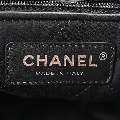 Chanel Tweed Patchwork Quilted Small Chanel 22 Black Pink White 7 of 11