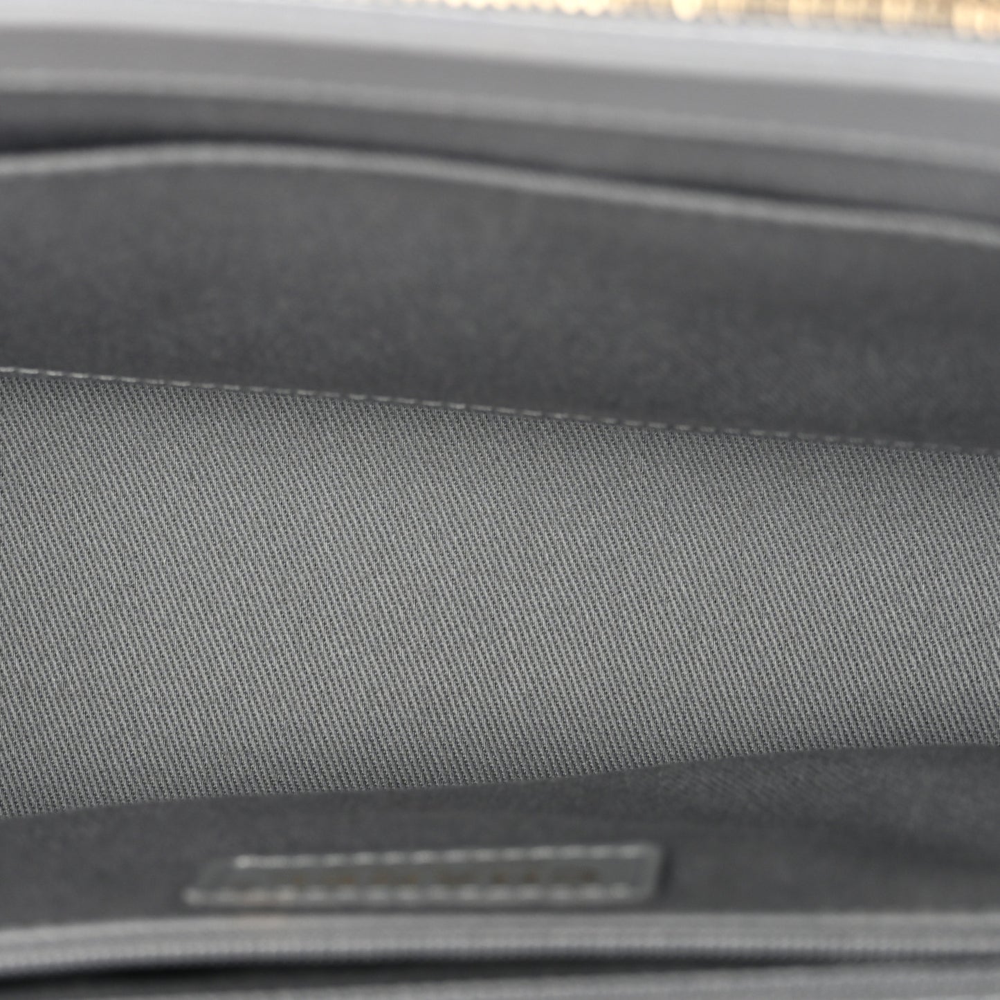 Caviar Quilted Large Business Affinity Flap Grey