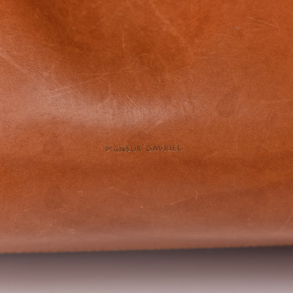 Mansur Gavriel Calfskin Lady Bag Cammello Azzurro 7 of 20