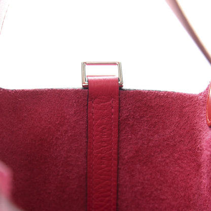 Hermes Taurillon Clemence Swift Eclat Picotin Lock 18 PM Rose Mexico Rouge De Coeur 10 of 12