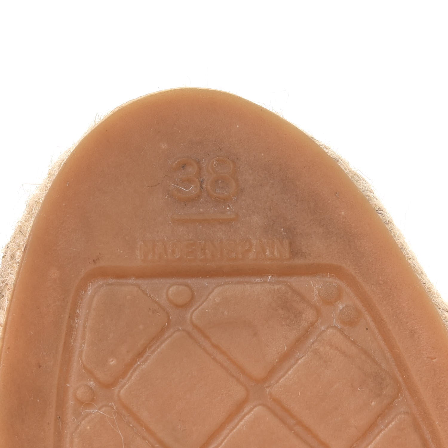 Chanel Lambskin CC Espadrilles 38 Beige Black 7 of 11