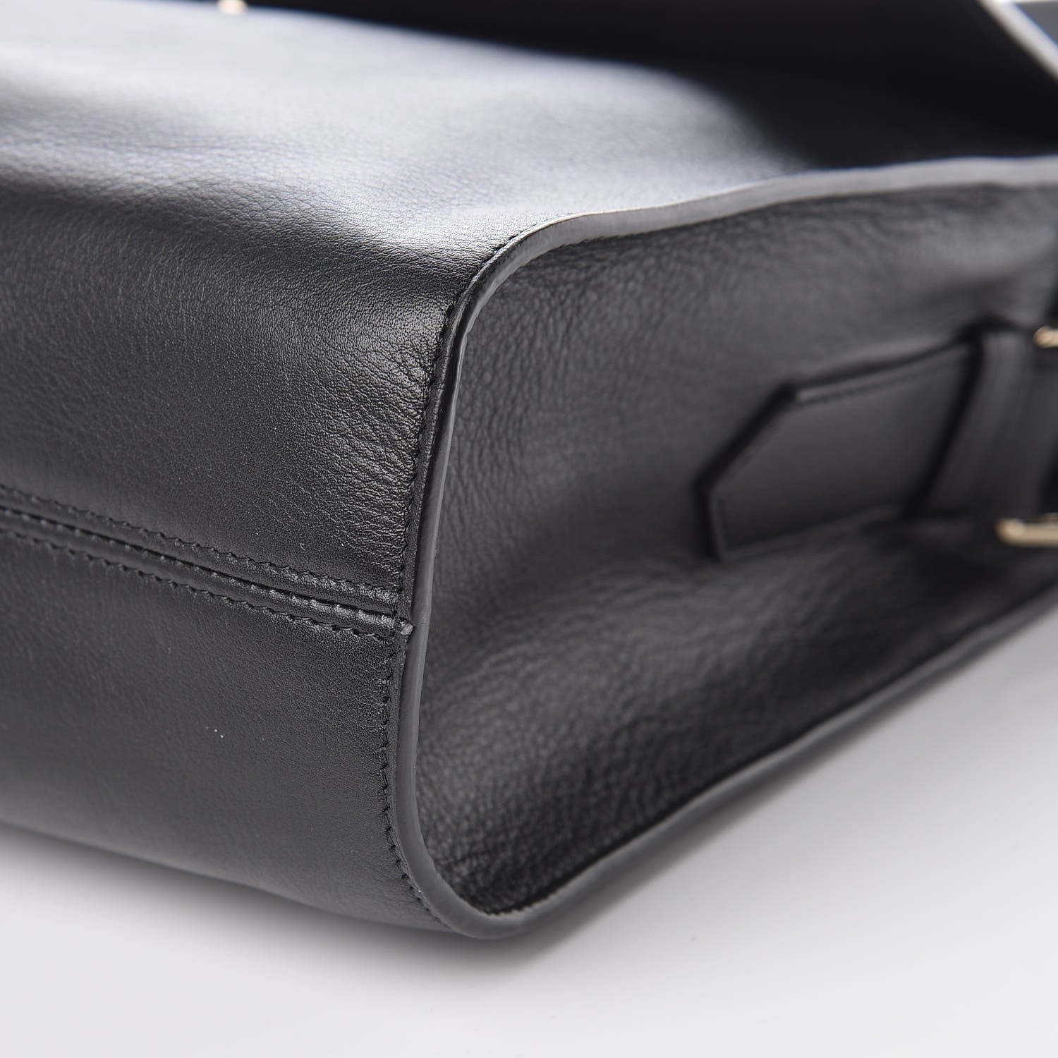 Lanvin Calfskin Small Flap Shoulder Bag Black 9 of 9
