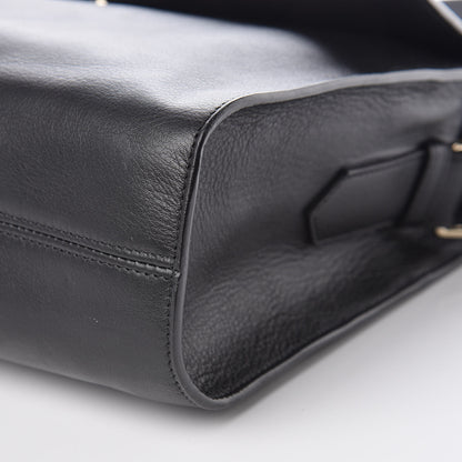 Lanvin Calfskin Small Flap Shoulder Bag Black 9 of 9
