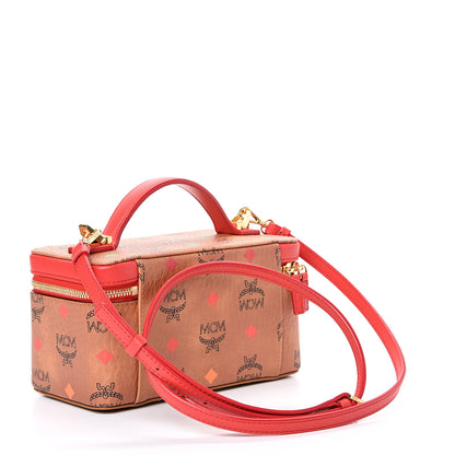 MCM Visetos Rockstar Vanity Case Cognac 2 of 9