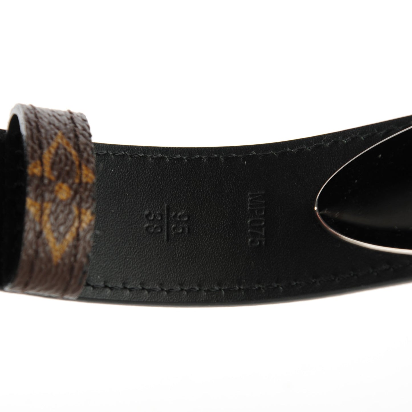 Monogram Macassar Hinge Belt 95 38