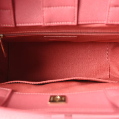 Chanel Caviar Quilted Small Business Affinity Shopping Bag Pink 4 of 10