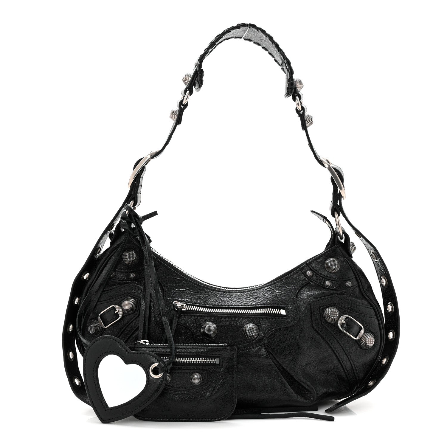Balenciaga Agneau Arena Small Le Cagole Shoulder Bag Black 3 of 11