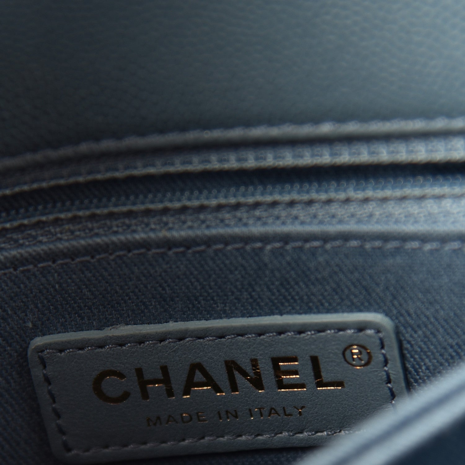 Chanel Caviar Quilted Mini Coco Handle Flap Blue 8 of 10