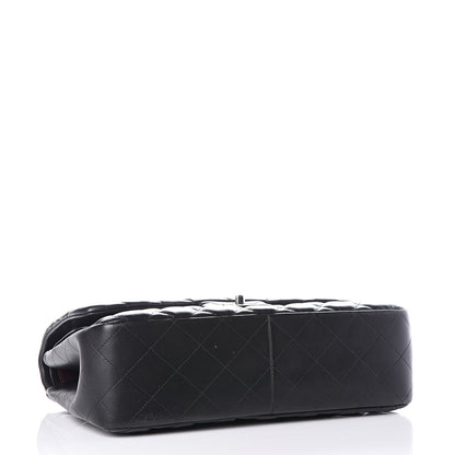 Chanel Lambskin Quilted Jumbo Double Flap Black 3 of 12