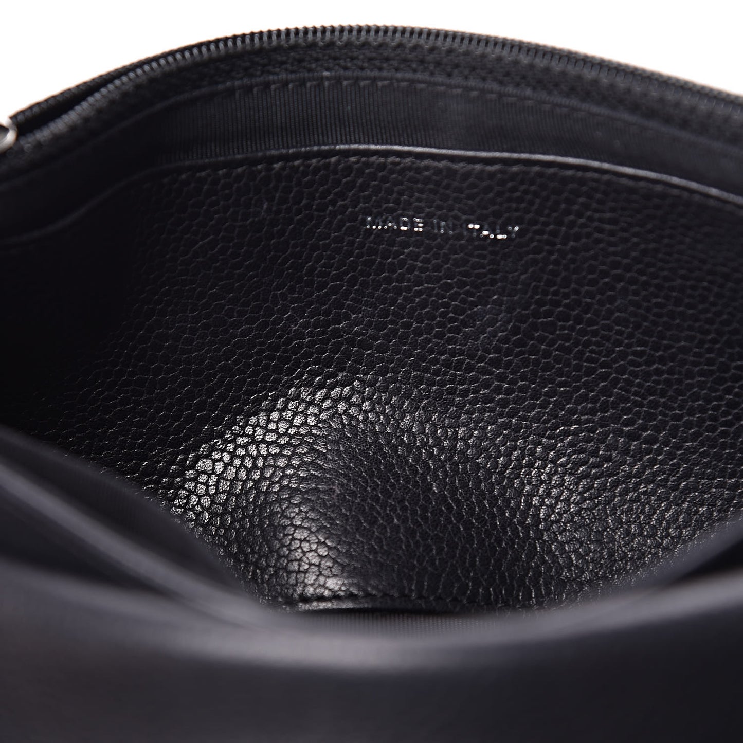 Caviar Half Moon Wallet On Chain WOC Black