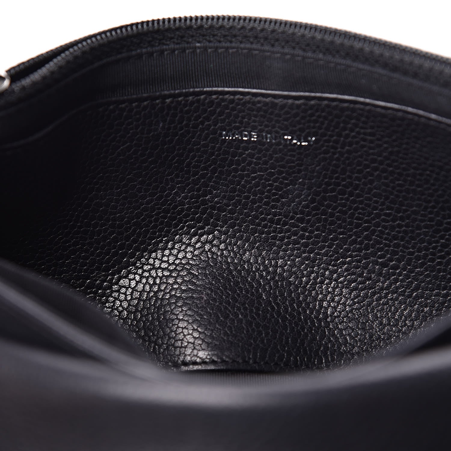 Chanel Caviar Half Moon Wallet On Chain WOC Black 8 of 13