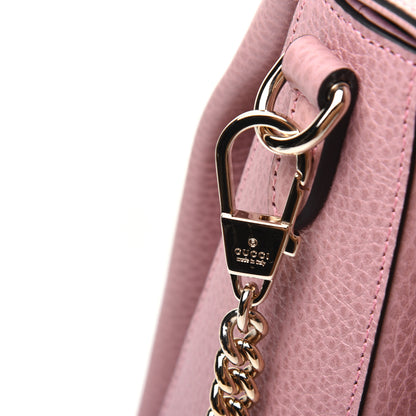 Gucci Dollar Calfskin Interlocking G Top Handle Shoulder Bag Soft Pink 15 of 16