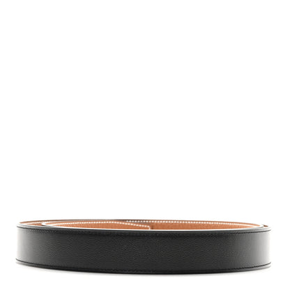 Hermes Box Togo 32mm Belt Strap 105 42 Black Gold 2 of 4