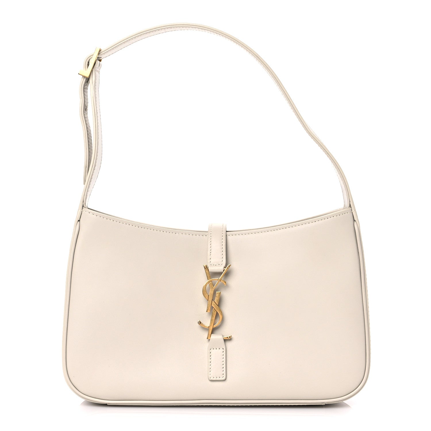 Saint Laurent Smooth Calfskin Le 5 A 7 Hobo Blanc Vintage 1 of 11
