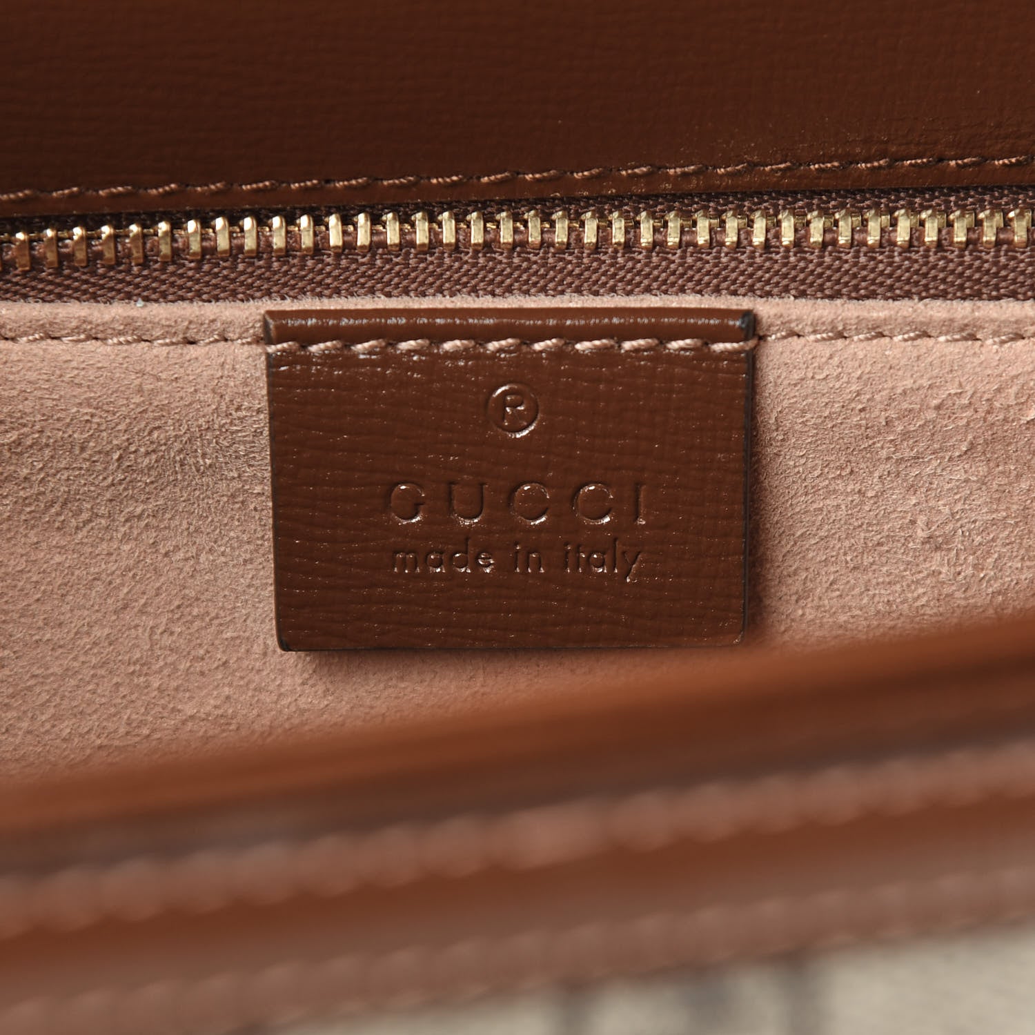 Gucci GG Supreme Monogram Horsebit 1955 Shoulder Bag Beige Brown Sugar 6 of 9