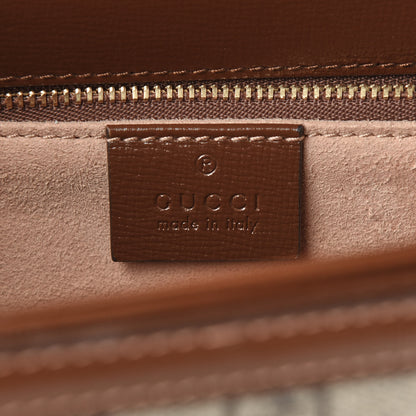Gucci GG Supreme Monogram Horsebit 1955 Shoulder Bag Beige Brown Sugar 6 of 9