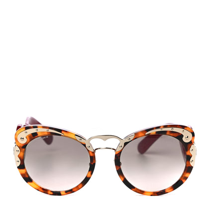 Prada Baroque Sunglasses SPR 07T Red Tortoise 4 of 7
