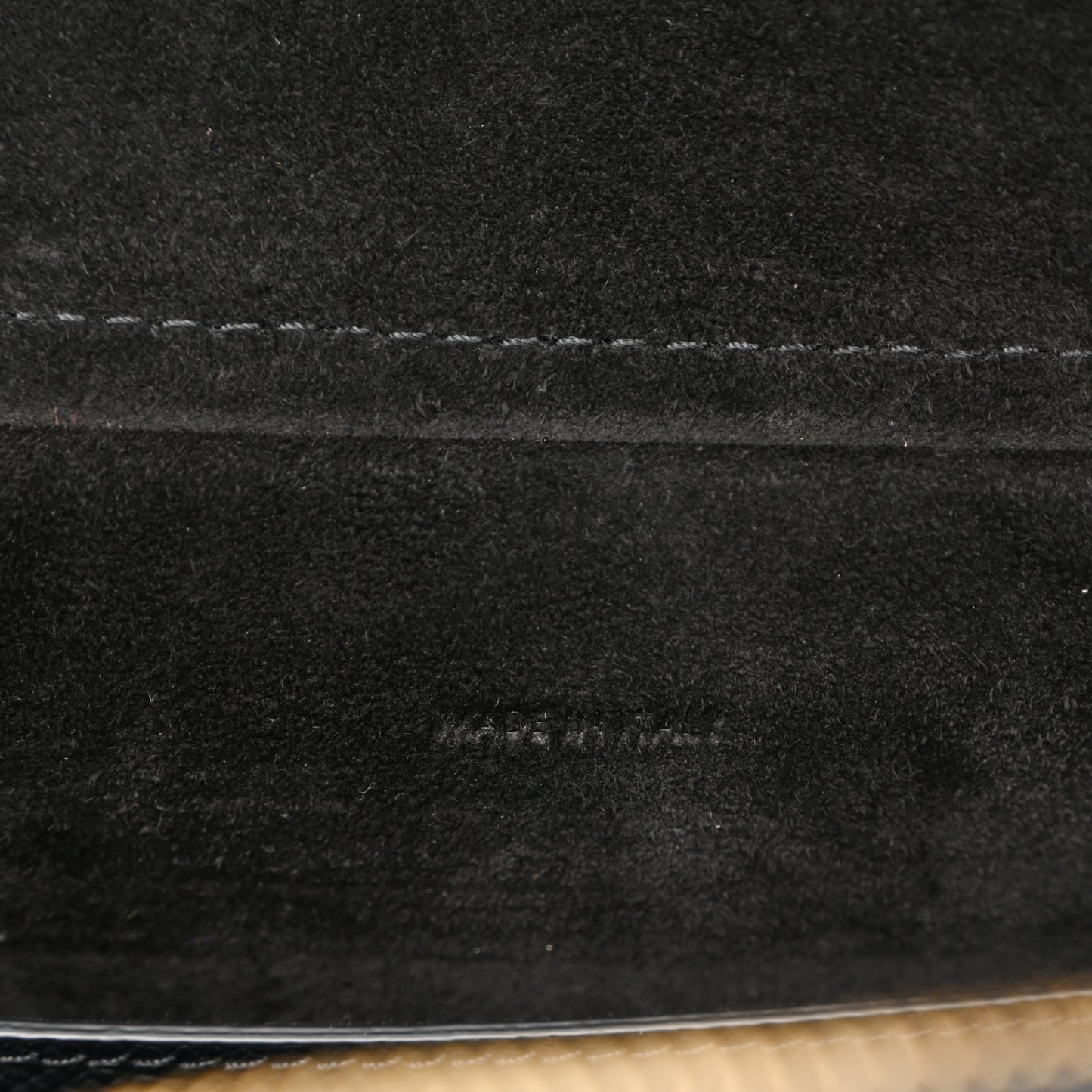 Grained Calfskin Micro Belt Bag Black