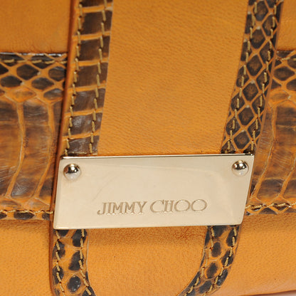Jimmy Choo Elaphe Snakeskin Uma Wallet Yellow 8 of 8