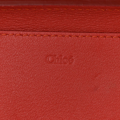 Chloe Calfskin Drew Bijou Clutch Earthy Red 6 of 13