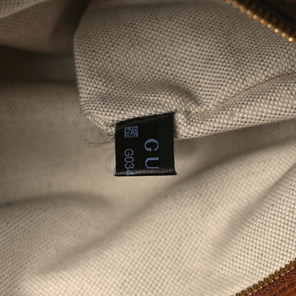 Gucci New Denim GG Monogram Medium Ophidia Shopping Tote Blue Tea Cuir 9 of 15