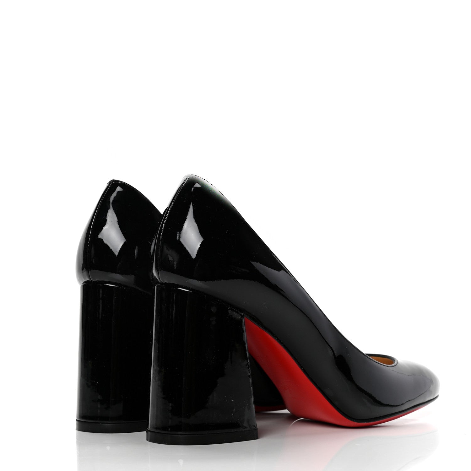 Christian Louboutin Patent Baobab 85 Pumps 34.5 Black 3 of 6