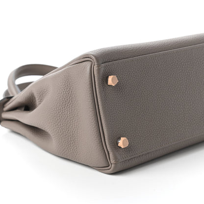 Hermes Togo Kelly Retourne 28 Gris Asphalte 6 of 13