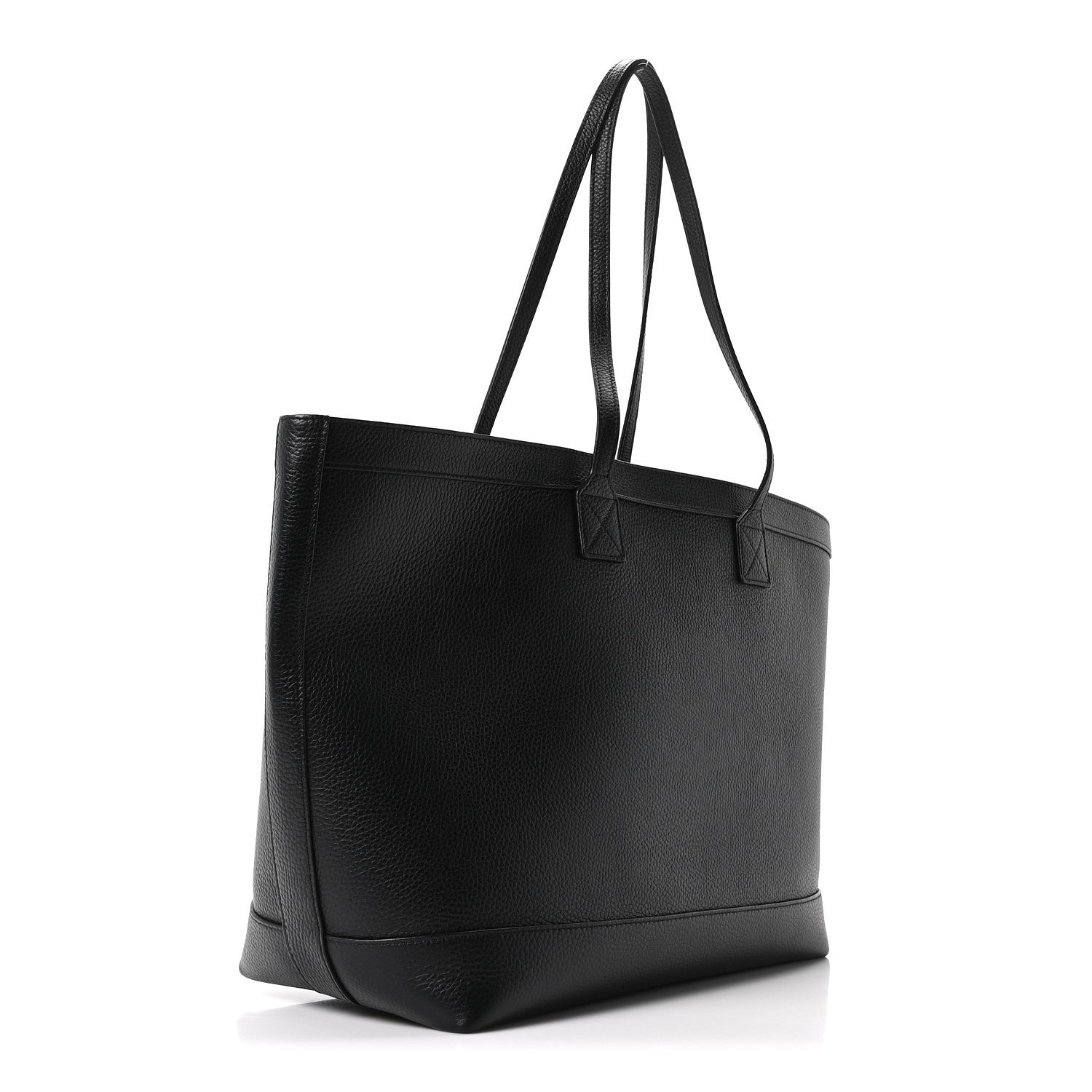 Burberry Grainy Calfskin Medium London Tote Bag Black 2 of 10