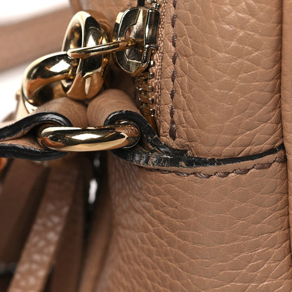 Gucci Pebbled Calfskin Small Soho Disco Bag Camelia 15 of 15