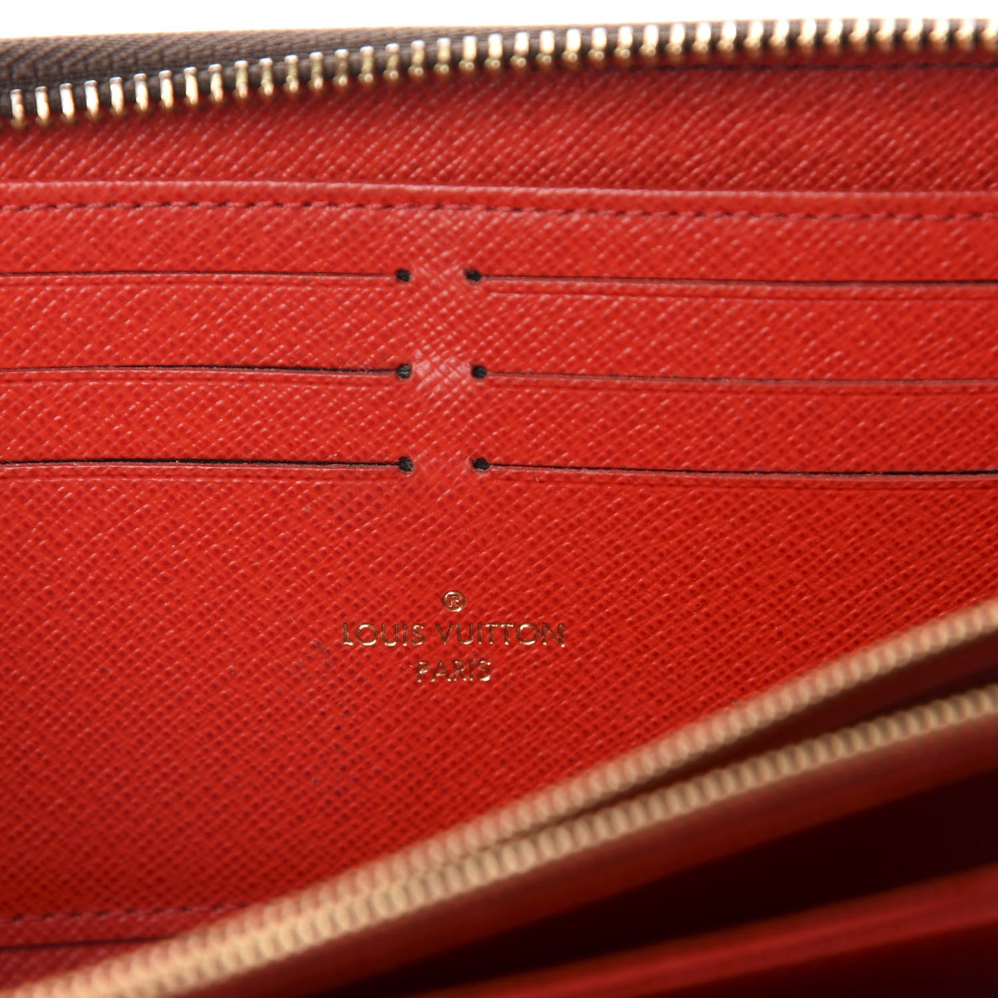 Monogram Zippy Wallet Coquelicot