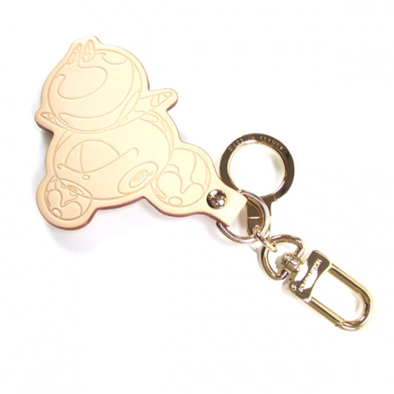 Louis Vuitton Vachetta Monogram Panda Porte Cles Key Chain 1 of 5