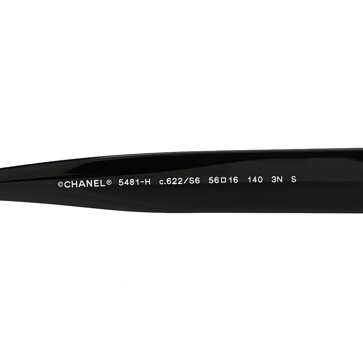 Chanel Acetate Pearl Cat Eye CC Sunglasses 5481-H-A Black 4 of 7