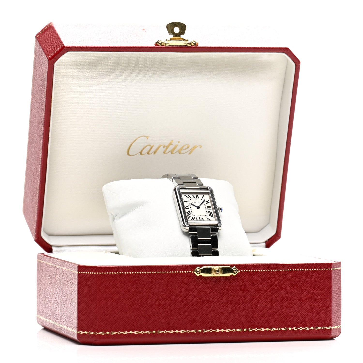 Cartier Stainless Steel 24mm Tank Solo Quartz Watch 5 of 5