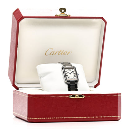Cartier Stainless Steel 24mm Tank Solo Quartz Watch 5 of 5