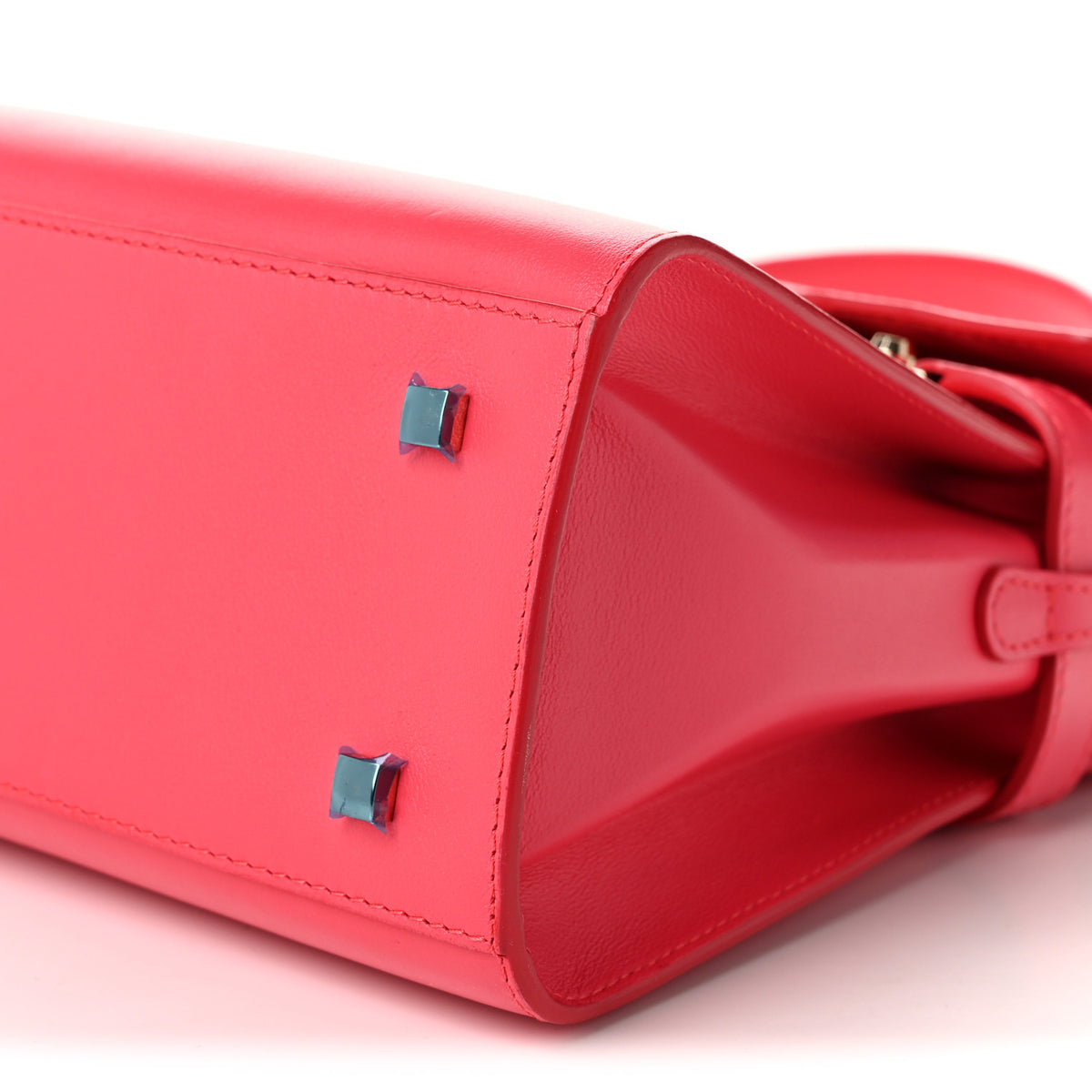 Delvaux Calfskin MM Tempete Satchel Rose Candy 21 of 21