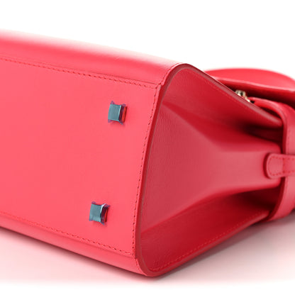 Delvaux Calfskin MM Tempete Satchel Rose Candy 21 of 21