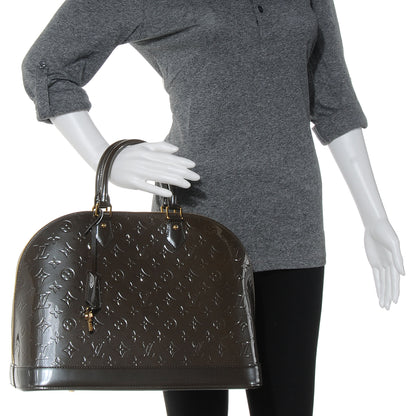 Louis Vuitton Vernis Alma GM Vert Bronze 2 of 8