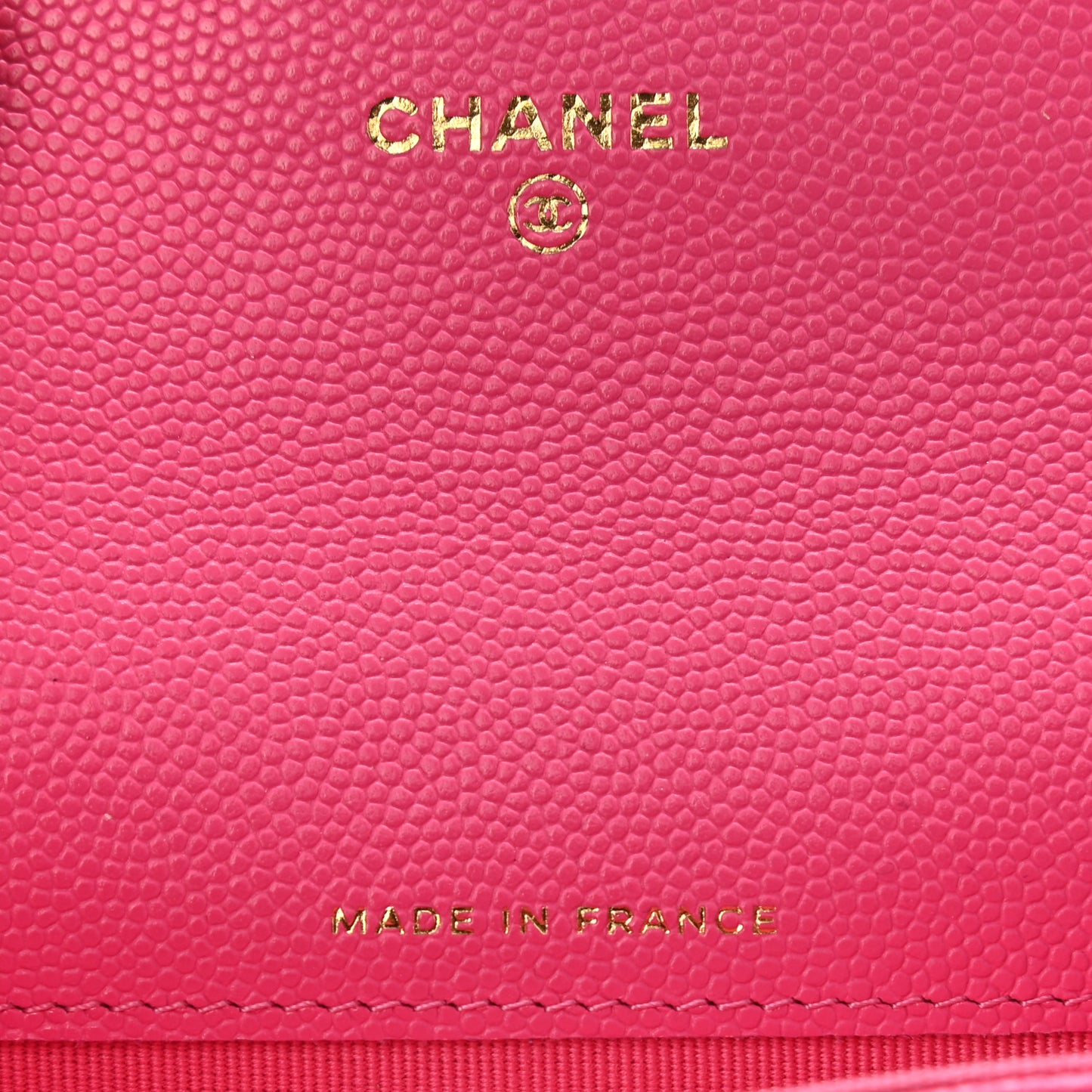 Caviar Quilted Flap Card Holder Wallet Pink