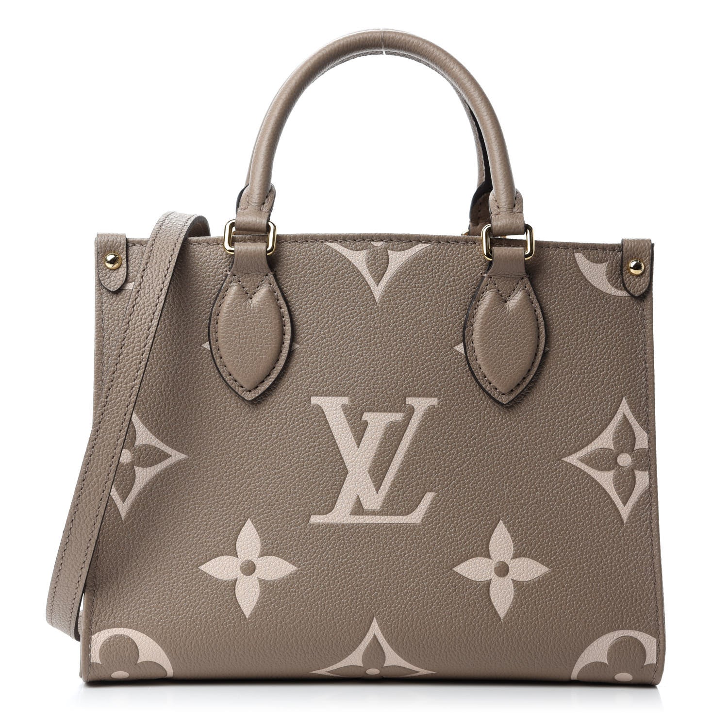 Louis Vuitton Empreinte Monogram Giant Onthego PM Tourterelle Creme 1 of 10
